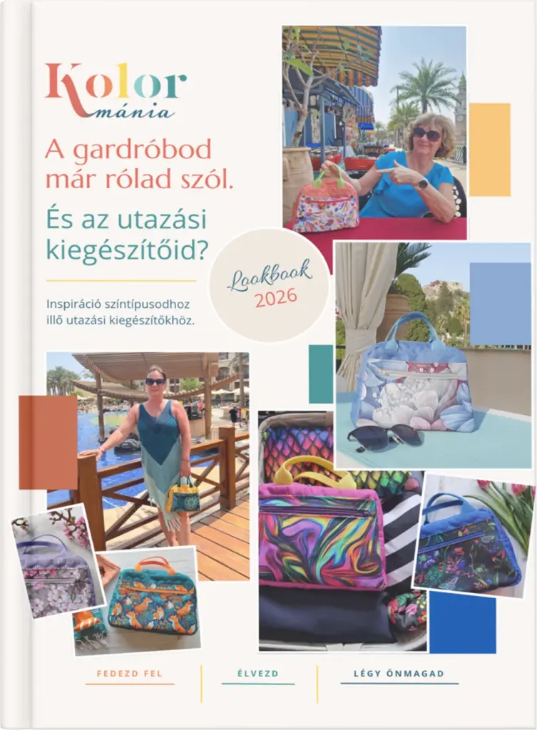 A Kolormánia lookbook címlapja: A gardróbod már rólad szól. És az utazási kiegészítőid?